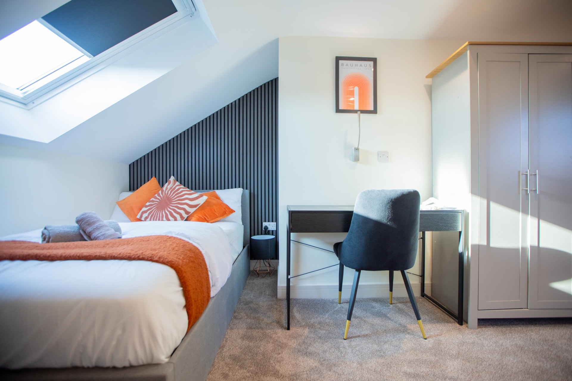 Archers after — loft room with desk