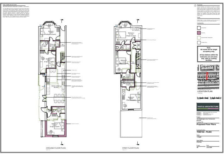 Stubbington Avenue — proposed ground and first floor plans